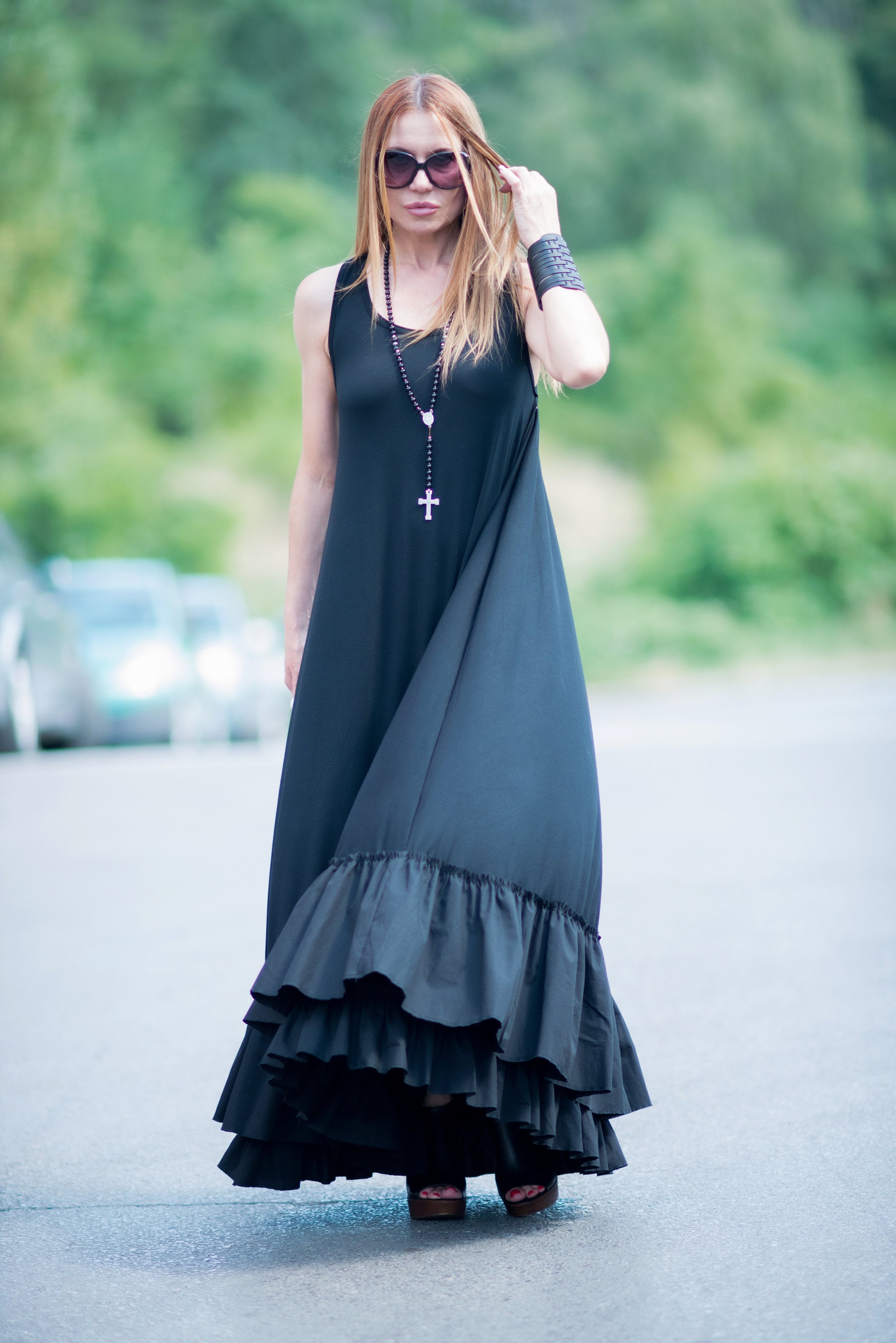 Black Maxi Dress, Black Long Dress, Plus Size Clothing, Sleeveless Dress, Bohemian Dress, Plus Size Black Dress, Dress CARMEN DR0184TRCO - Etsy Black Maxi Dress, Black Long Dress, Plus Size Clothing, Sleeveless Dress, Bohemian Dress, Plus Size Black Dress, Dress CARMEN DR0184TRCO - Etsy