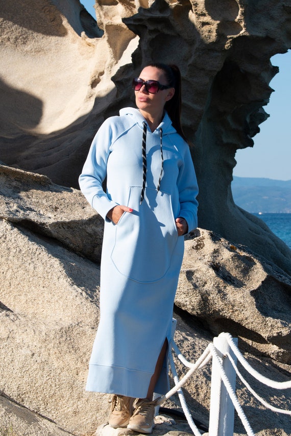 cotton long sweatshirt dress Women's Sweatshirt Dress | Organic Cotton
