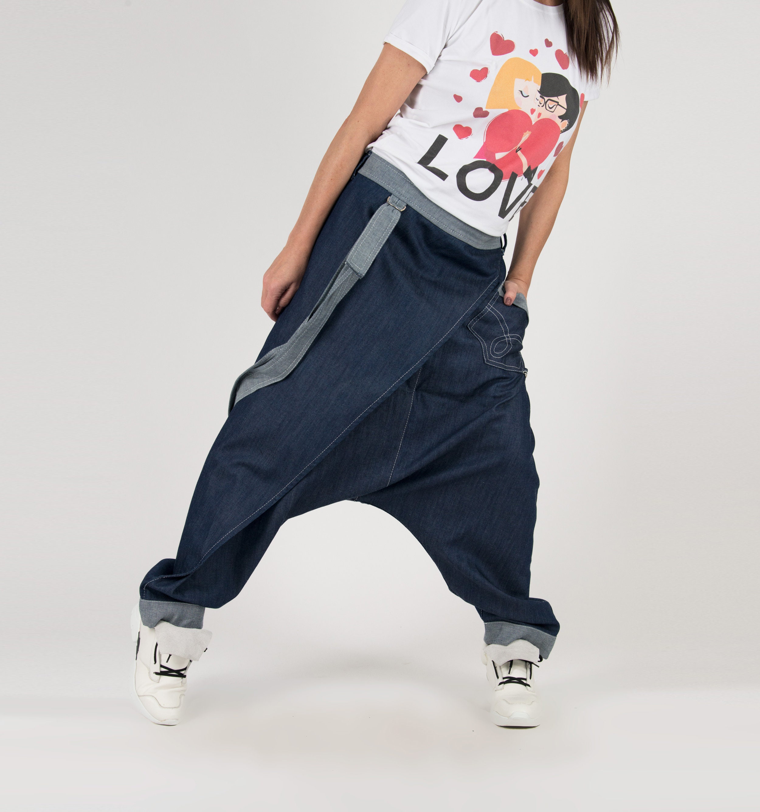 Jeans Women Jeans Vintage Straight Mom Jeans Loose Blue Denim Pants Ankle  Length Trousers Female Casual Streetwear Harem Pants Jeans From Omky, $13.9  | DHgate.Com