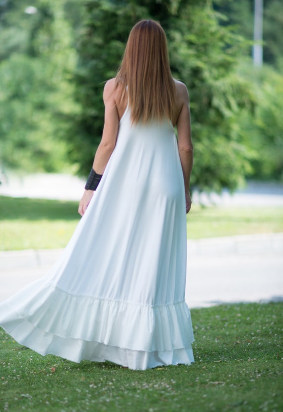 Women White Party Outfits White Dress 