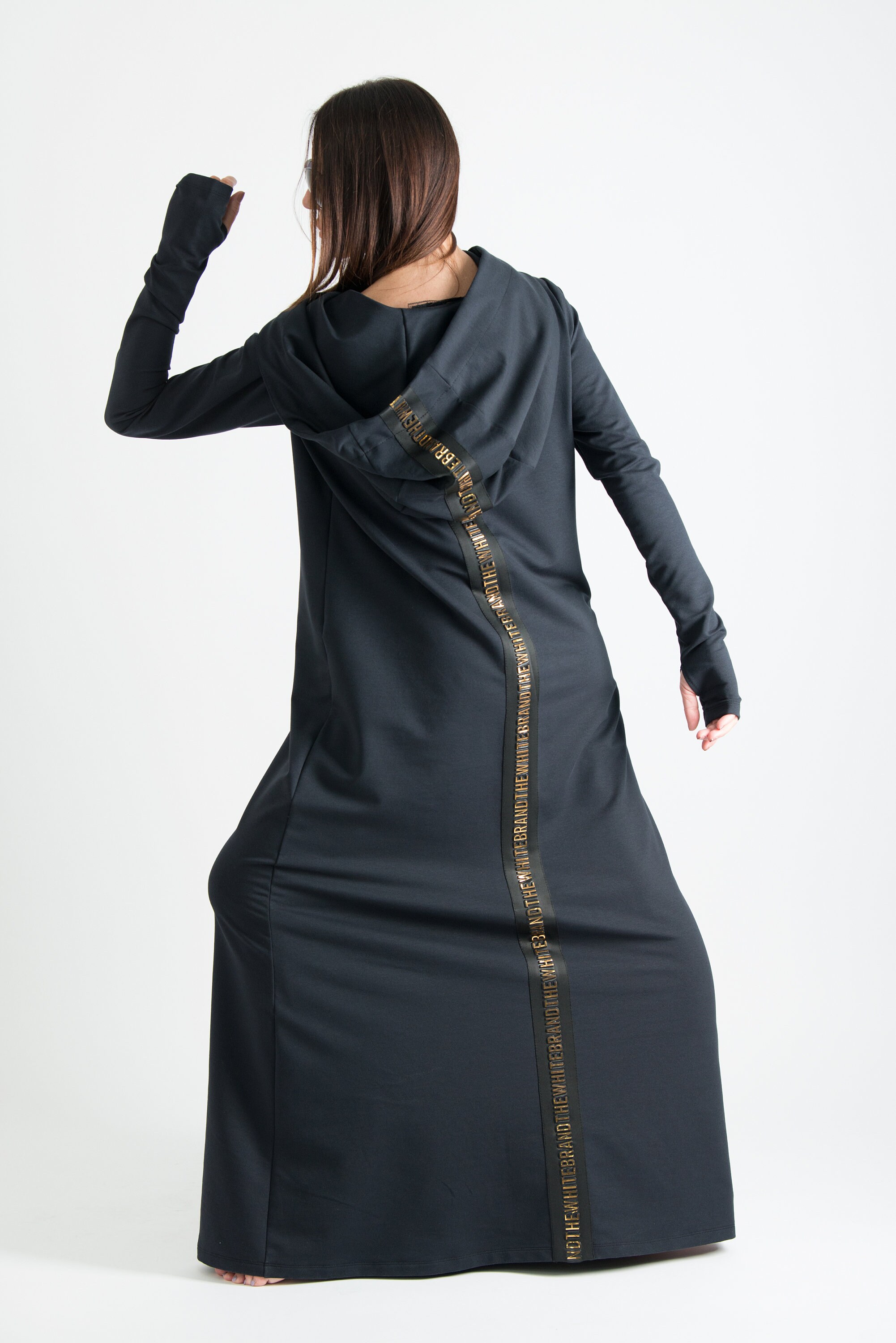 Hooded Maxi Dress