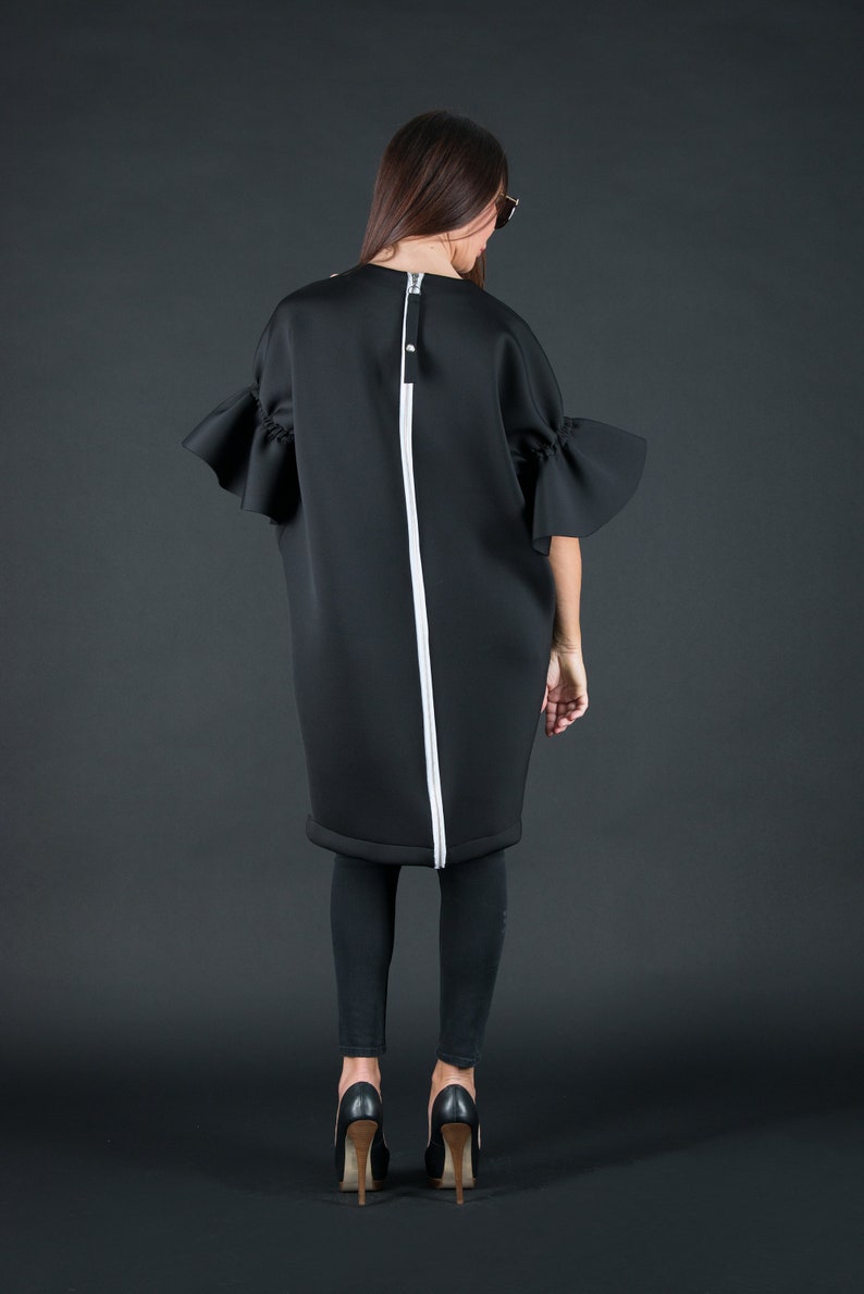 black winter gown