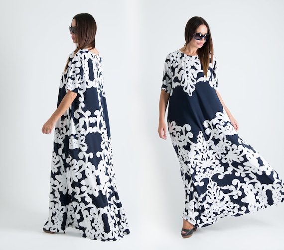 Florales Maxikleid Florales Kleid Abendkleid Langes - Etsy Österreich