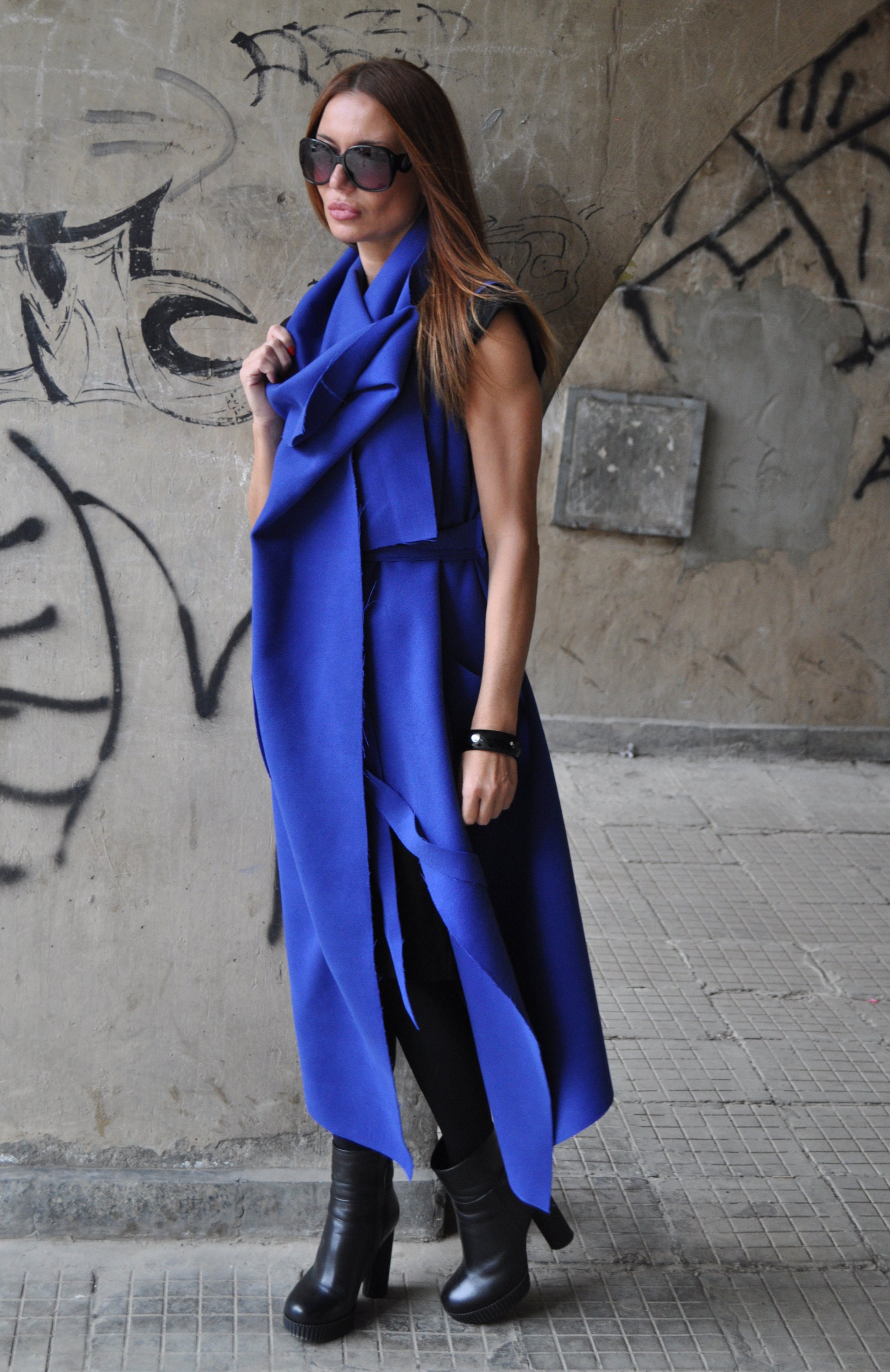 Wool Coat Winter Coat Women Vest Coat Plus Size Clothing - Etsy