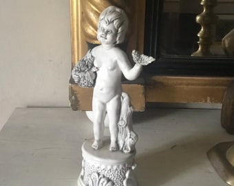 Small Porcelain Antique Italian Bacchus Figurine