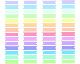 Banner Sticker Printable - Pastel