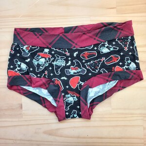 Zombies Xmas Gnomes undies. Panties. Scrundies, Scrundlewear