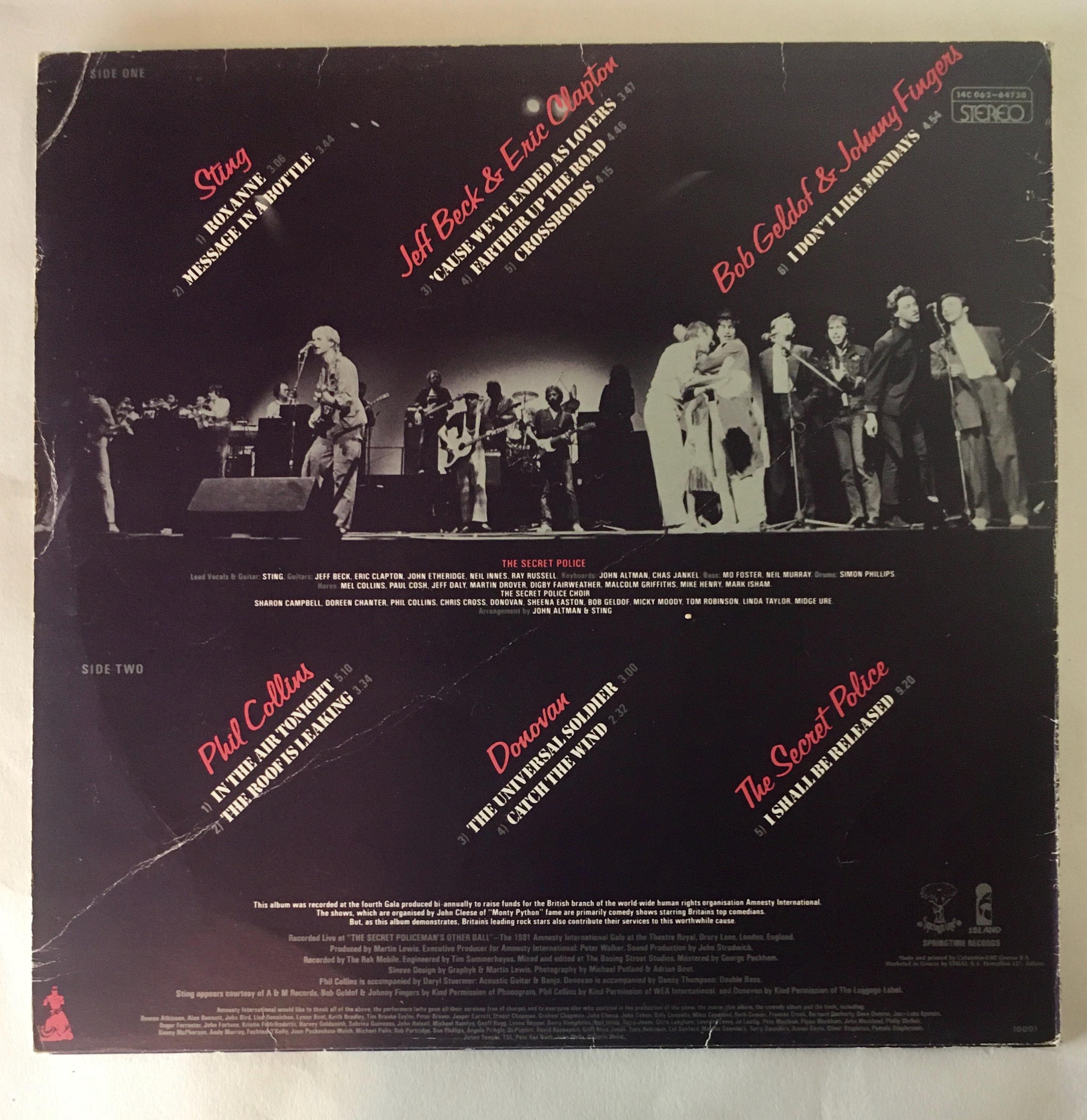 CD】Secret Policeman's Concert Various - The Secret Policeman's