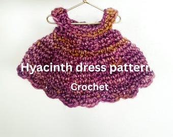 Crochet Pattern Hyacinth Summer dress Froggy | Fits 11-12 cm Frog | Fashion - Digital PDF Pattern