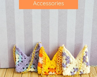 Handmade Crocheted miniature Bag for doll - Maileg Big Sister Mouse | Customizable Colors