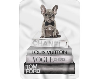 french bulldog throw blanket