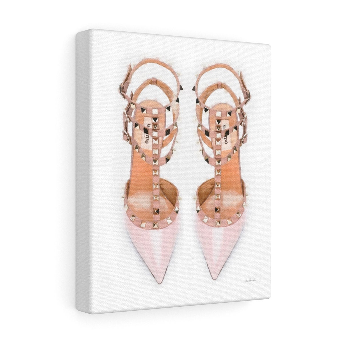 blush canvas shoes