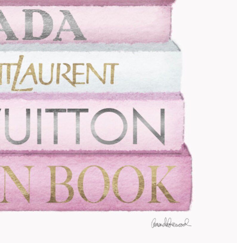 Canvas Blush wall art Blush pink fashion books Peonies Etsy