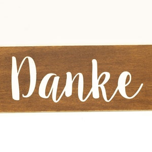 Danke Schild für Danksagungsfoto oder Geschenketisch