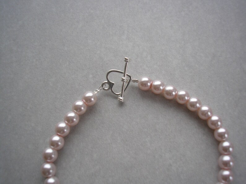 Heart Toggle Bracelets for women with drop earrings Pearl /& Diamante Bracelet and Earrings Jewelry Set for women girls brides bridesmaids