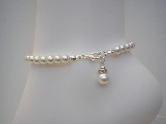 pearl anklet