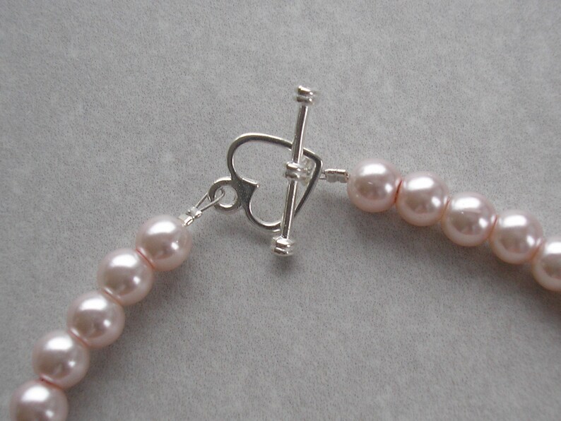 Heart Toggle Bracelets for women with drop earrings Pearl /& Diamante Bracelet and Earrings Jewelry Set for women girls brides bridesmaids