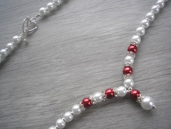 Bridal,Prom,Bridesmaids,Choose 1,2 or 3 UK White Large /& Small Pearl Necklaces