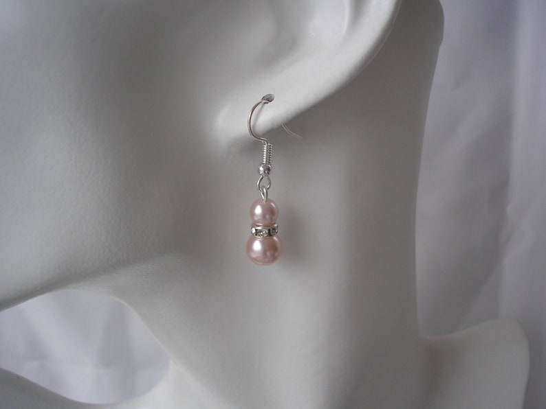 Heart Toggle Bracelets for women with drop earrings Pearl /& Diamante Bracelet and Earrings Jewelry Set for women girls brides bridesmaids