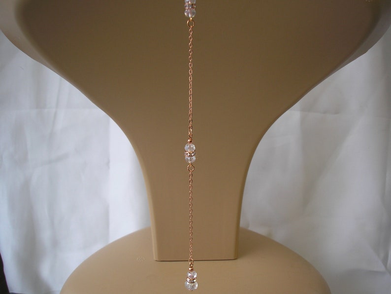 Clipon Backdrop Chain Attachment for a necklace Crystals and Etsy