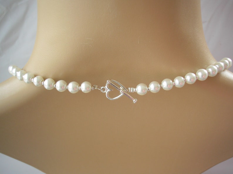 Ivory and Mint Green Pearl with Silver Crystal Diamante Necklace Bracelet /& Earrings Jewelry Set for women Brides Bridesmaids Weddings Gifts