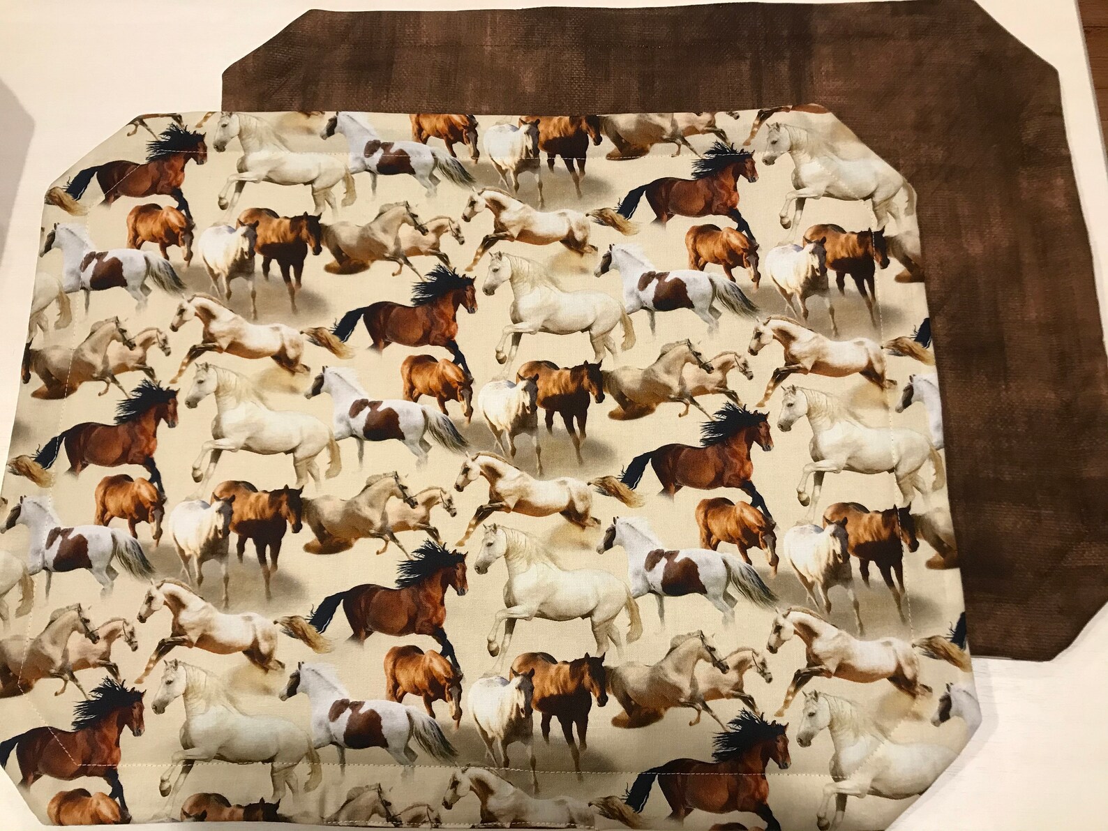 Horse Stallion Placemats Reversible Etsy