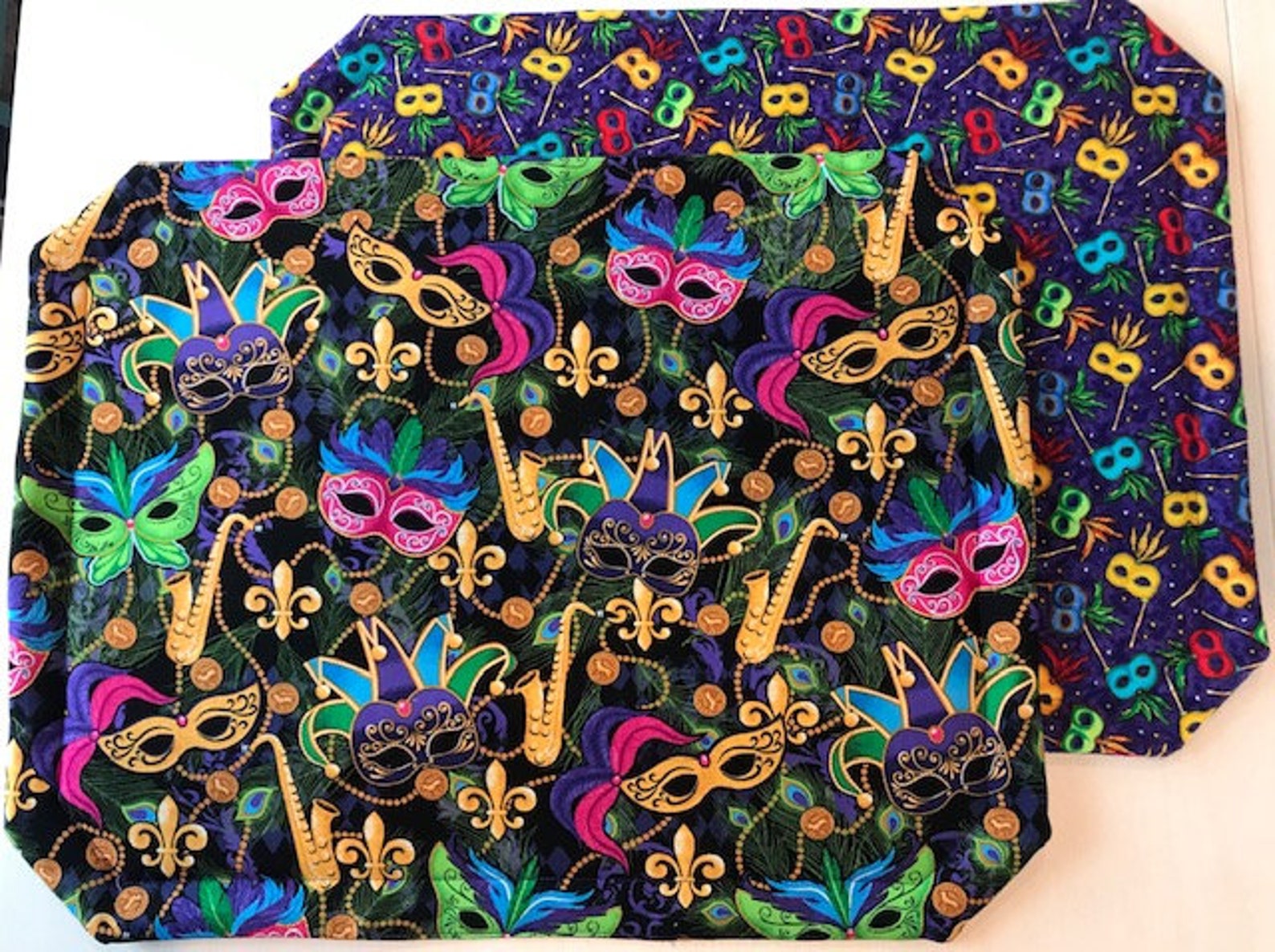 mardi gras table placemats