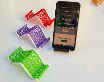 Voronoi Style Phone Stand - Elegance and Functionality in a Unique Design