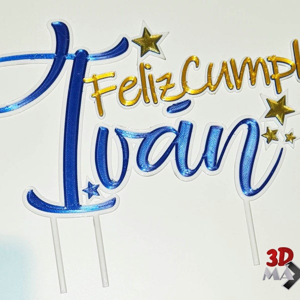 Cake topper personalizado