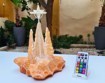 Ivory Tower, illuminated with LEDs and remote control - Neverending