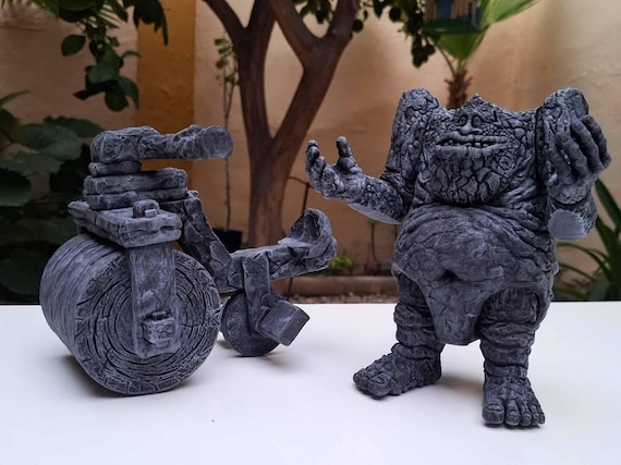 ネバーエンディング・ストーリー - ロックバイターとバイク - 手描きの