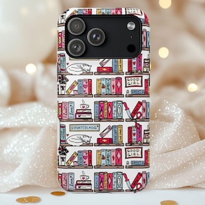 Buch Handyhülle iPhone 16 15 14 13 Pro Max MagSafe Spicy Bookish Cover Samsung Galaxy S25 S24 Booktok Dark Romance Buchliebhaber Geschenk