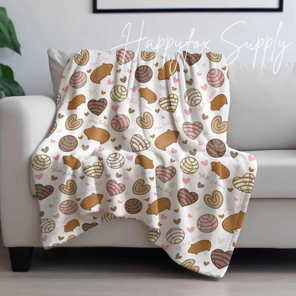 Pan Dulce Velveteen Plush Blanket