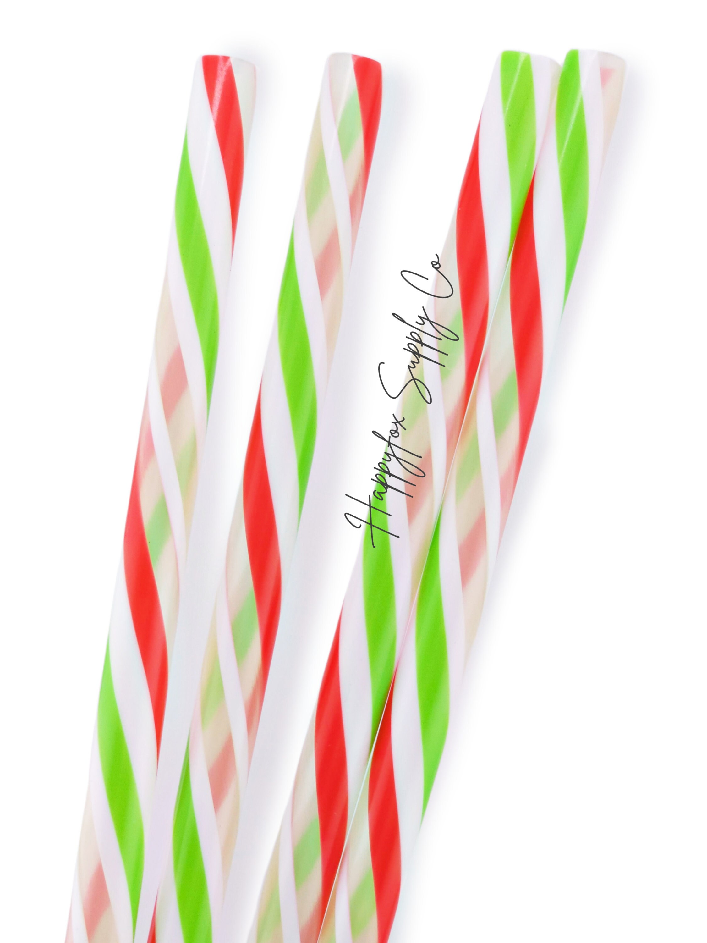 Santa Reusable Straws - Set of 12 – Roman & Leo