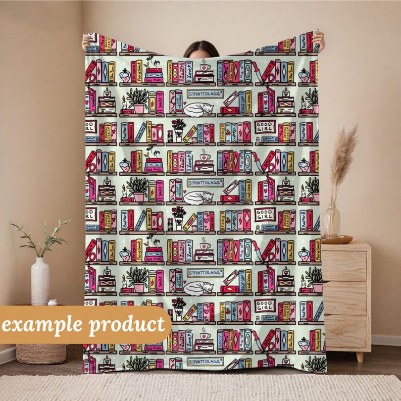 Smut Bookshelf Seamless Pattern 300 DPI PNG Download for Digital Papers Vinyl Fabric Surface Design Bookish Book Lovers Smut Png