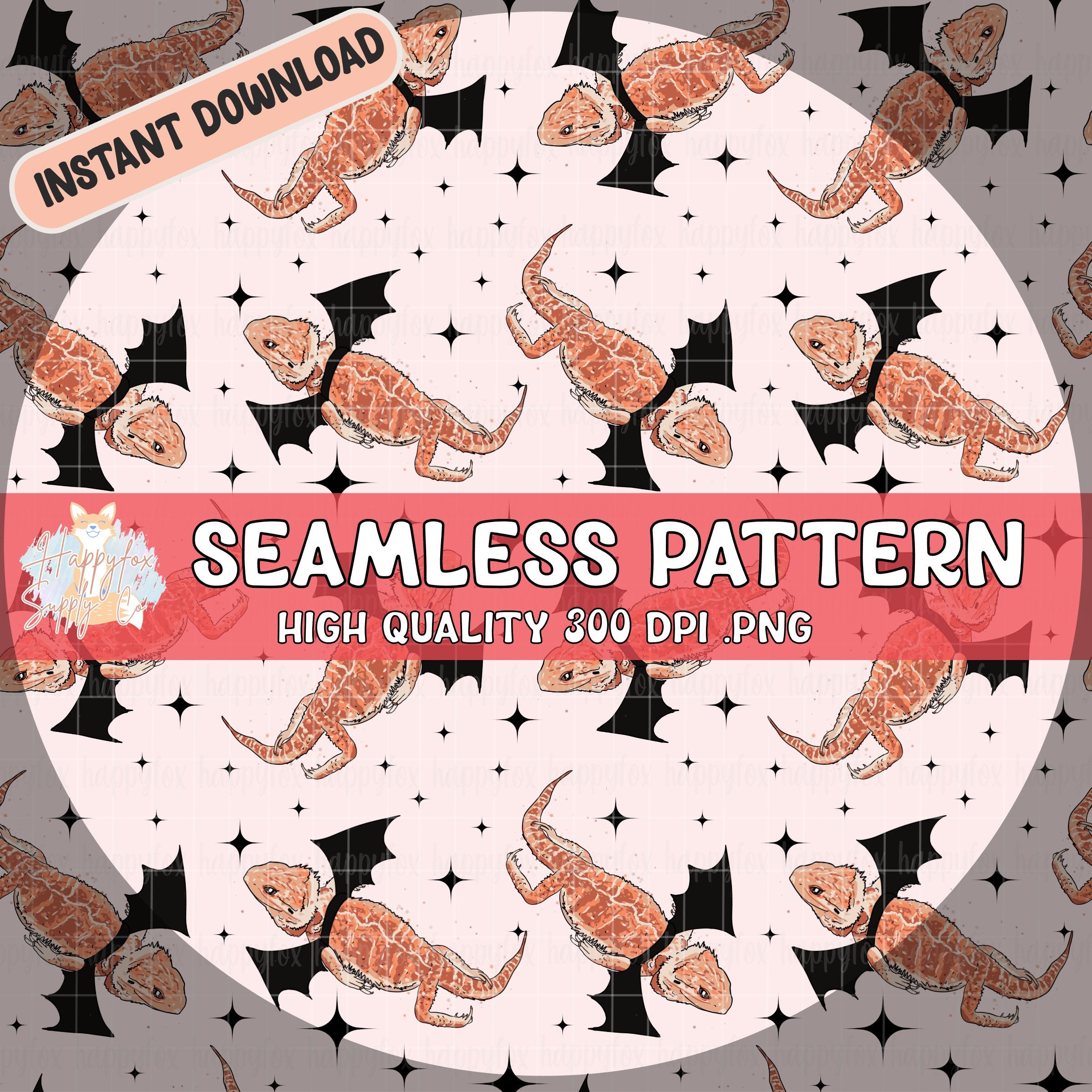 Bearded dragon print fabric hot sale