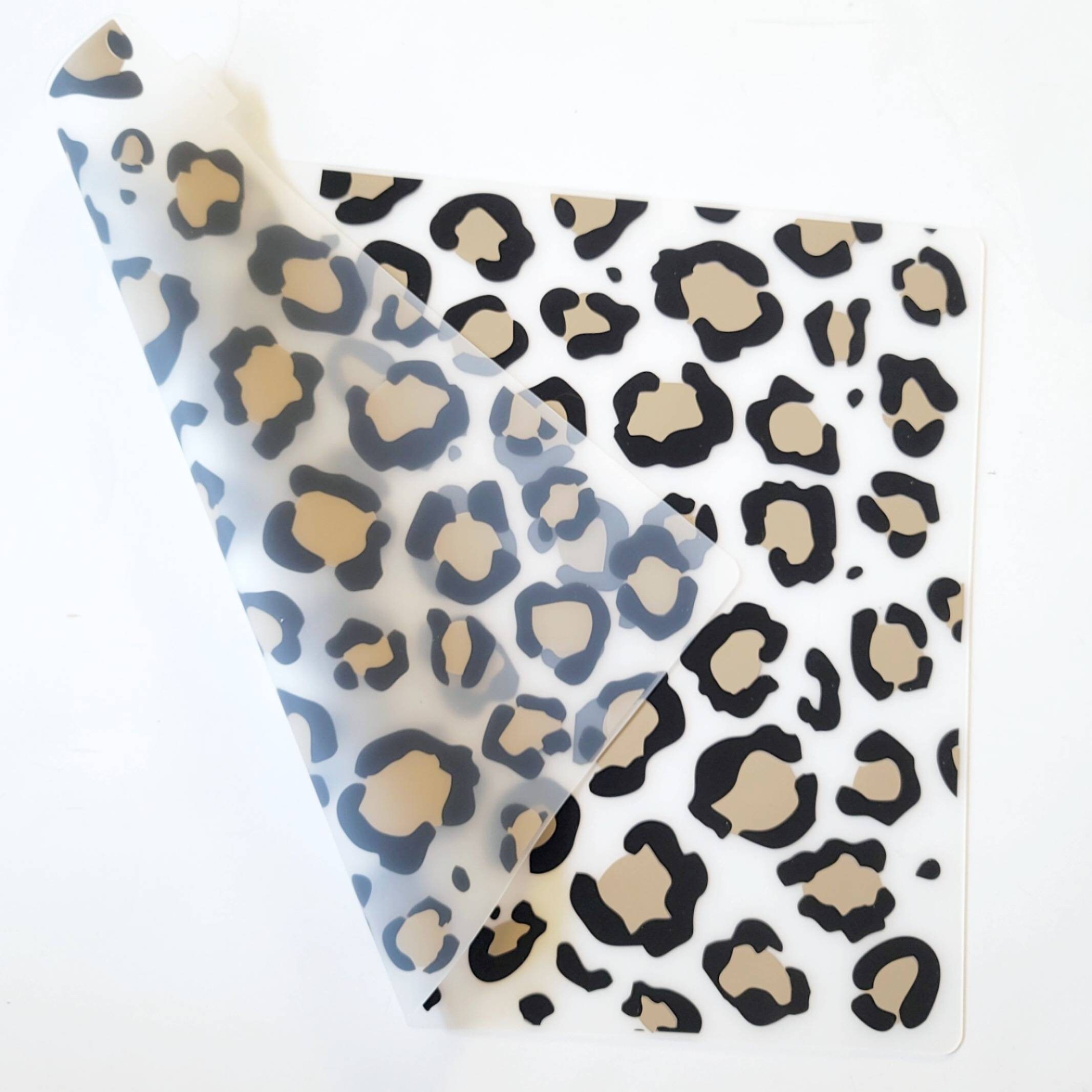 Leopard Print Silicone Mat 15.75" x 11.75" Large Craft Mat …