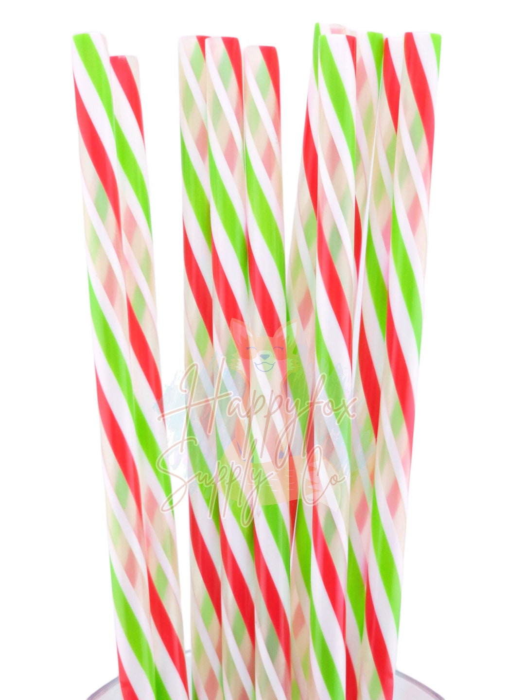 brittyland 40oz Christmas Straws - 4PACK | 12-inch straws, 40oz Replacement  Straws, 40oz Holiday Straws, Extra Long Straws, Candy Cane Straws