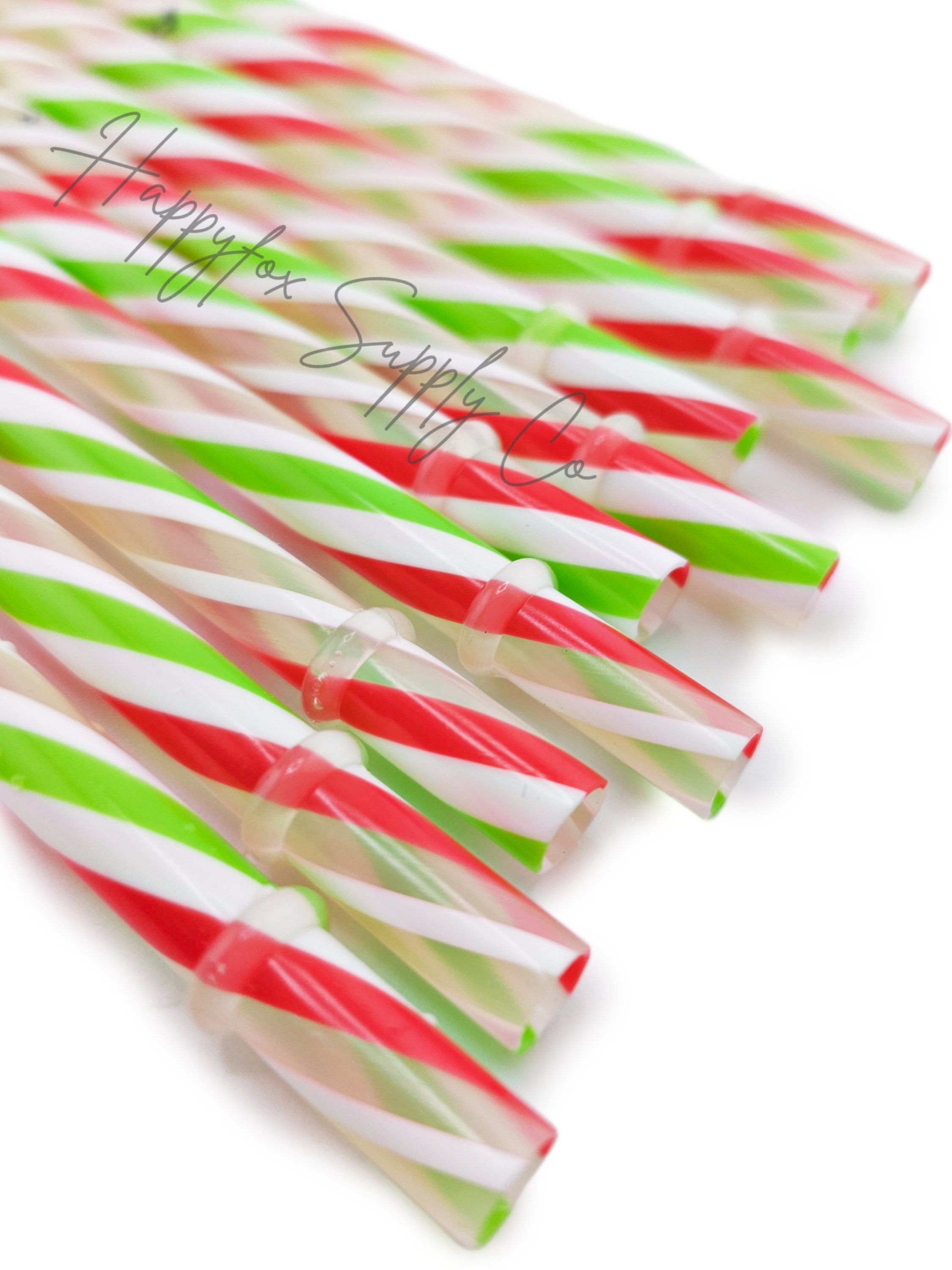 Plastic Christmas Straws Reusable, Plastic Drinking Straws for  Christmas/Kids/Birthday Party Favors and Party Decorations Supplies (12 Set  with Individual Package) 