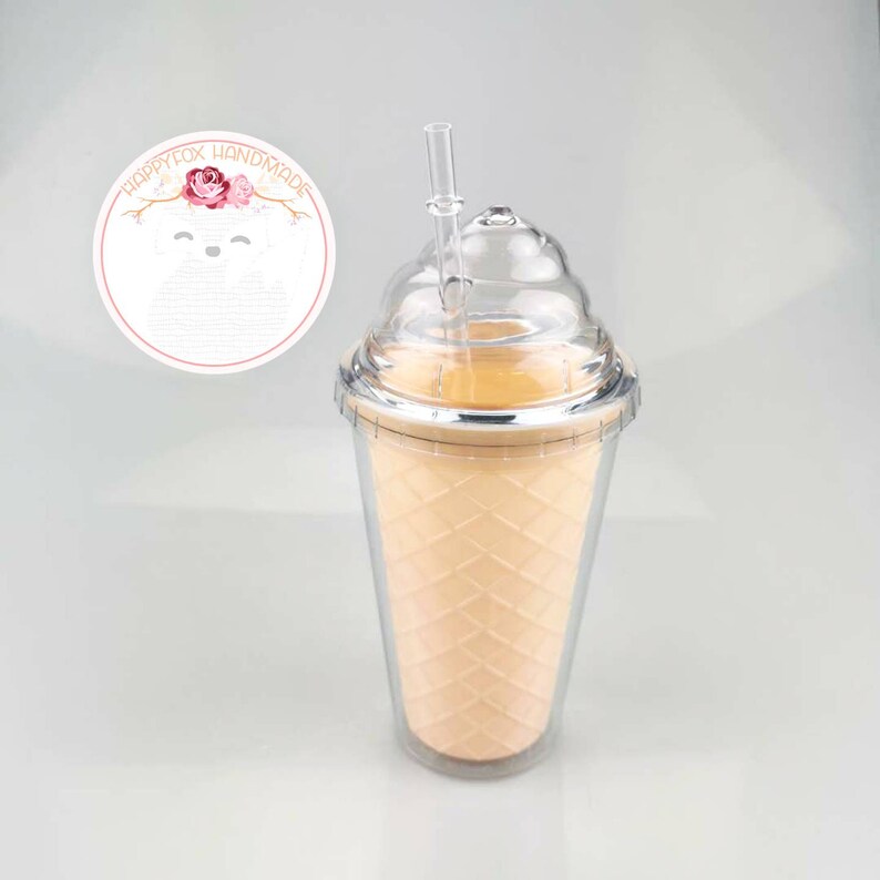 PREORDER 16oz Double Wall Acrylic Ice Cream Dome Lid Tumbler Etsy