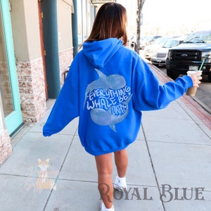Whale Shark Ocean Inspired Hoodie Beachy Hoodie Sweatshirt Mermaidcore Coconut Girl Ocean Beach Hoodie Granola Girl Marine Biology