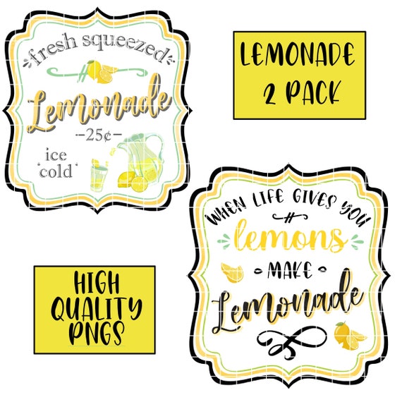 High Quality When Life Gives You Lemons Make Lemonade PNG - Etsy