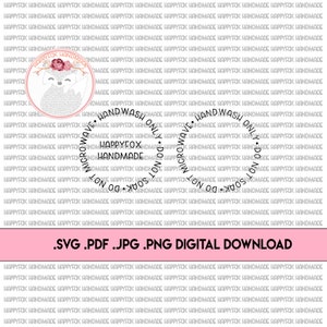 Waterslide/Sublimation/svg Care Instructions for Cup Bottom Digital Download .PNG .SVG .JPG & .png