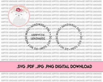 Waterslide/Sublimation/svg Care Instructions for Cup Bottom Digital Download .PNG .SVG .JPG & .png