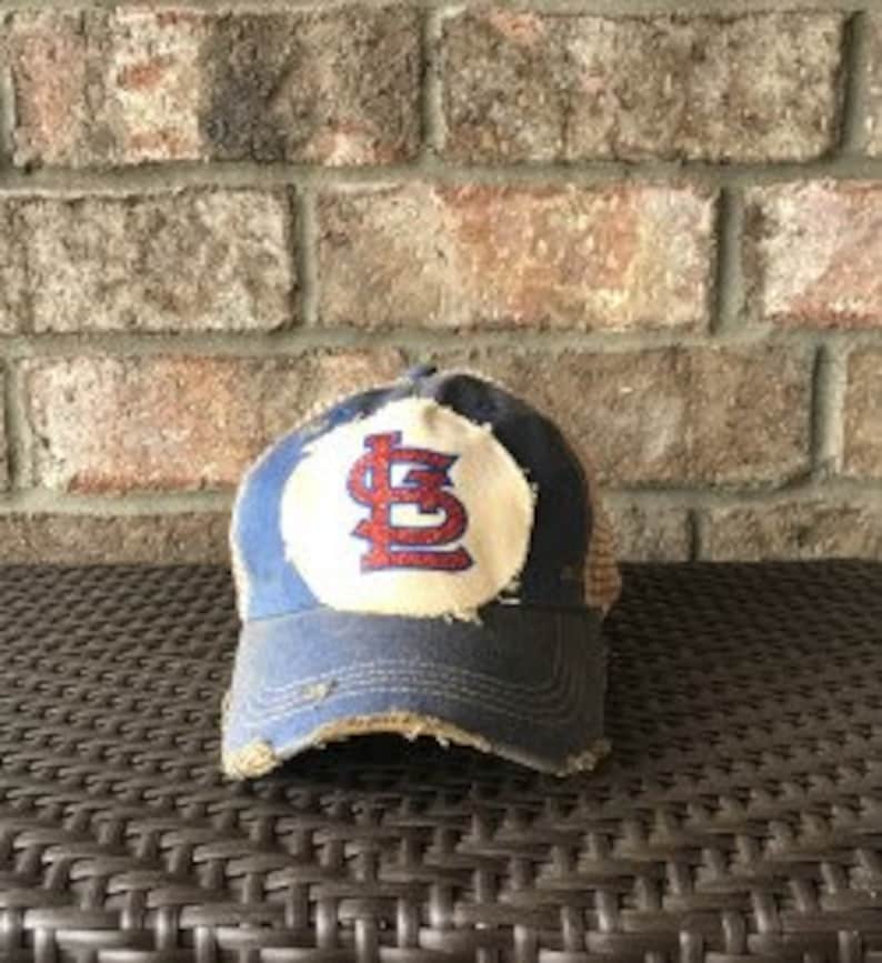 St. Louis Cardinals Hat Cardinals Hat Women's Baseball Etsy