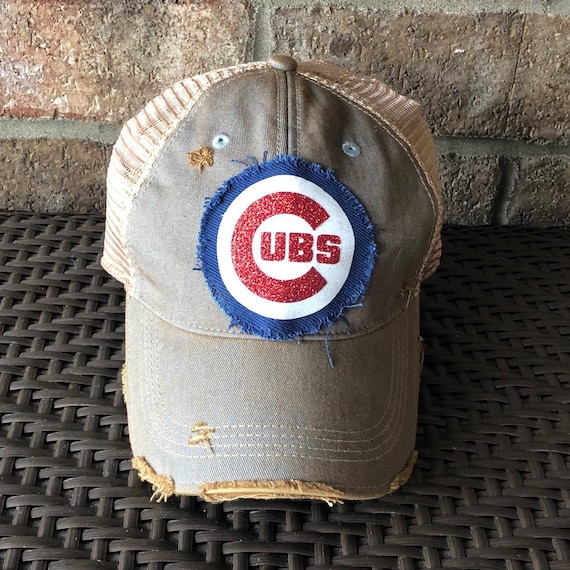 Chicago Cubs Hat Cubs Hat Women's Baseball Cap 