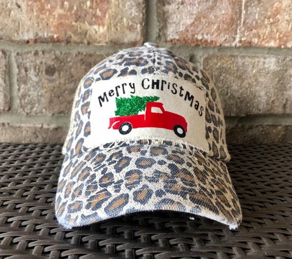 Merry Christmas Hat Christmas Truck Hat 