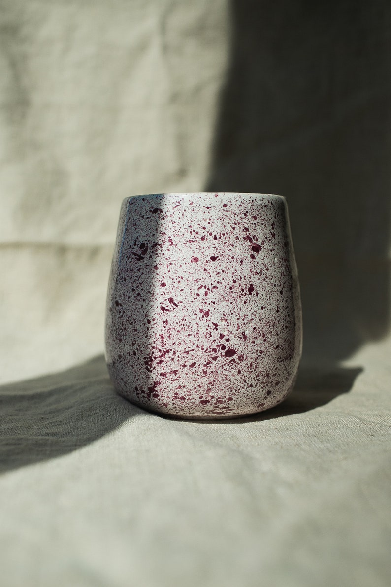 Custom Pottery Mug, Ceramic Cup, Pottery Coffee Cup, Ceramic Tea Mug, cup with handle, coffee lover gift 1 Year Anniversary Gift image 5
