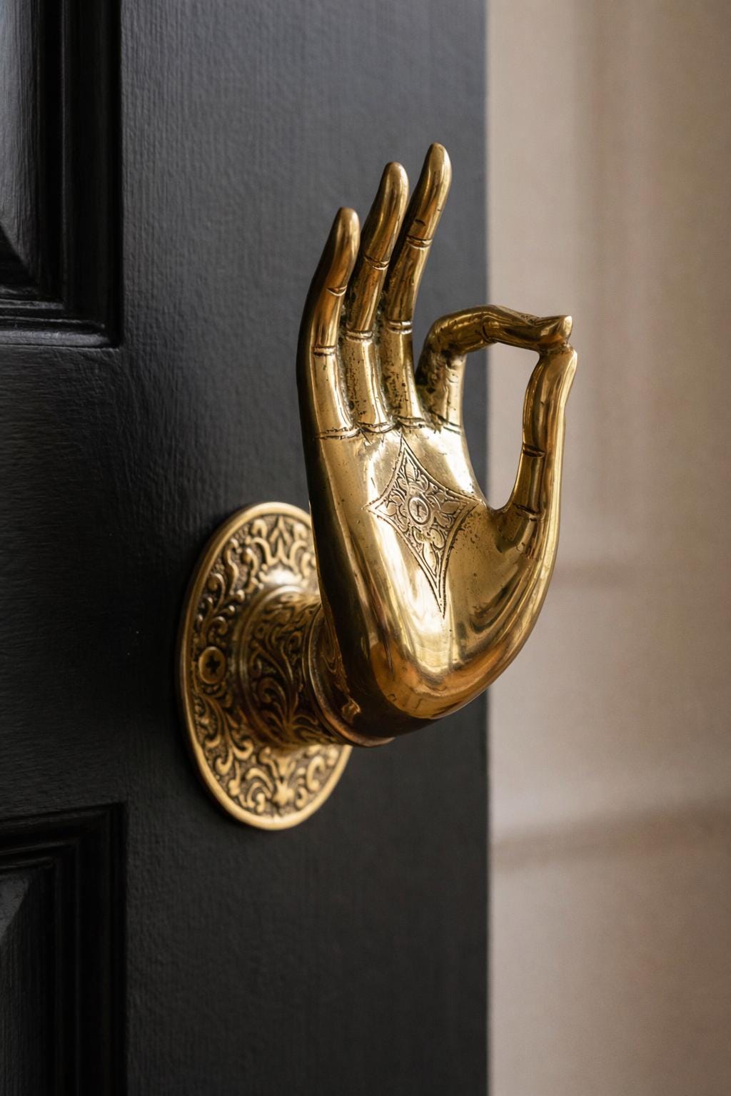 Hand shaped door knob - Etsy 日本