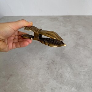 ヴィンテージ真鍮ハンドクリップ タオルホルダー ウォールクリップ ビクトリア朝ハンドペーパークリップ ジャーナルブックマーク スクラップブッキングギフト 本好きの装飾 画像 16